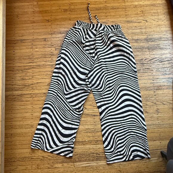 Wray Long Lounge Pants Black Swirl - Picture 2 of 2